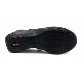 Arcopedico 4271 L18 negro, zapato mujer sport merceditas con plantilla extraíble y cierre velcro, elevación arco, lytech