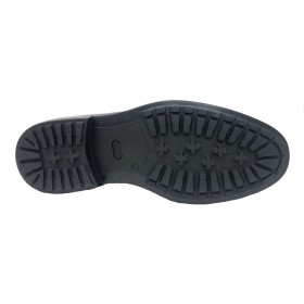 Pinoso's 7624 Negro, zapato de hombre, Ancho 13, piso de goma con tacón y plantilla extraíble
