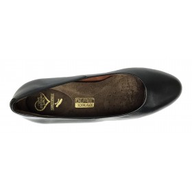 Desireé 01 92020 Diana Negro, Zapato con tacón de 6 cm, plataforma, antideslizante, piel, plantilla extraíble y almohadilla