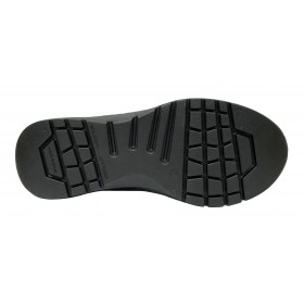 Baerchi 5248 Negro, zapato deportivo de hombre, suela flexible de goma, plantilla extraíble y cierre con cordones