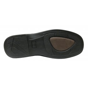 Doctor Cutillas 73113 Negro, zapato hombre, Horma ancha, velcro, piso antideslizante y plantilla extraíble