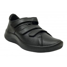 Arcopedico 4416 NICE Negro, zapato deportivo de mujer, lytech, waterproof, cierre tres velcros y plantilla extraíble