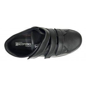 Arcopedico 4416 NICE Negro, zapato deportivo de mujer, lytech, waterproof, cierre tres velcros y plantilla extraíble