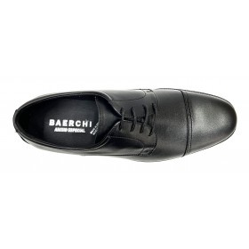 Baerchi 4684 Álex Negro, zapato de vestir, suela de goma y cierre con cordones