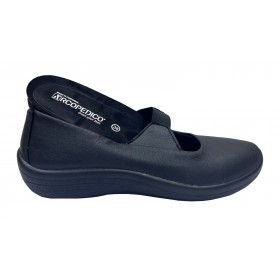 Arcopedico 4606 ITATIAIA J65 Black, zapato mujer, lytech, negro, elástico y plantilla extraíble