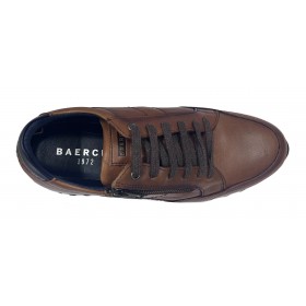 Baerchi 1300 Cuero, zapato deportivo, suela flexible de goma, cordones, cremallera, plantilla extraíble y cierre con cordones