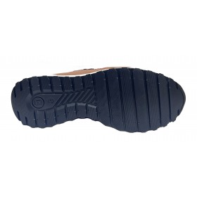 Baerchi 1300 Cuero, zapato deportivo, suela flexible de goma, cordones, cremallera, plantilla extraíble y cierre con cordones