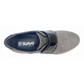 SUAVE 62 3203 Cloudy Spark, deportivo velcro, piel, plantilla extraíble y piso de goma