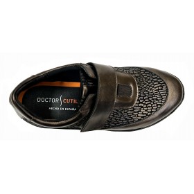 Doctor Cutillas 26 50753 Marrón, deportivo mujer, Horma ancha, velcro, piso ligero y plantilla extraíble