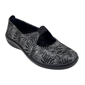 Arcopedico 4606 ITATIAIA K07 Black, zapato mujer, lytech, negro, elástico y plantilla extraíble