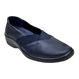 Arcopedico 4836 ACADIA J67 Navy, zapato mujer azul, lytech, negro, velcro y plantilla extraíble