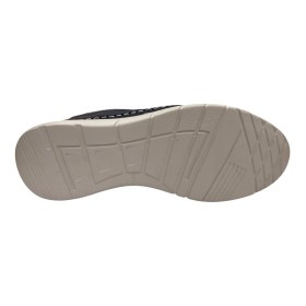 Baerchi 3990 Marino, mocasín cordones, azul de piel nubuck con plantilla extraíble