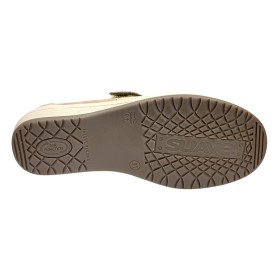 Suave 32B 3105 Sandy Aztec, beig dorado, pie diabético, con velcro y plantilla extraíble